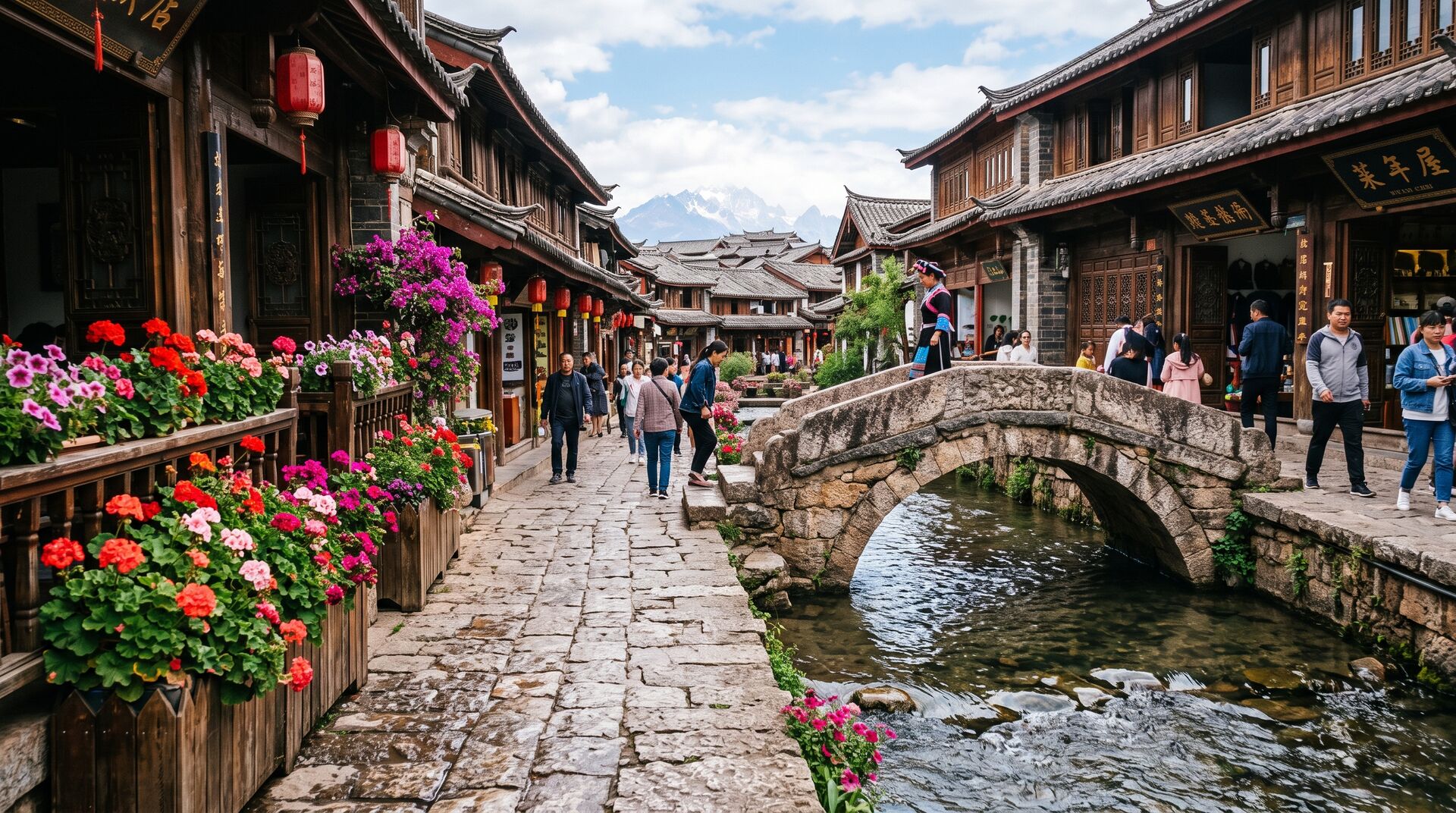 Lijiang: L'Antica Città Naxi di Dayan ai Piedi del Monte del Drago di Giada