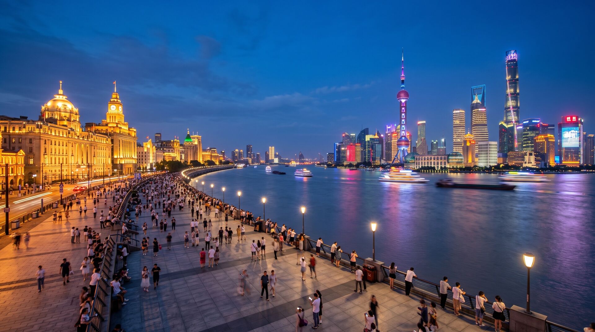 Il Bund e Lujiazui: Il Dialogo tra Due Ere sulla Riva del Huangpu