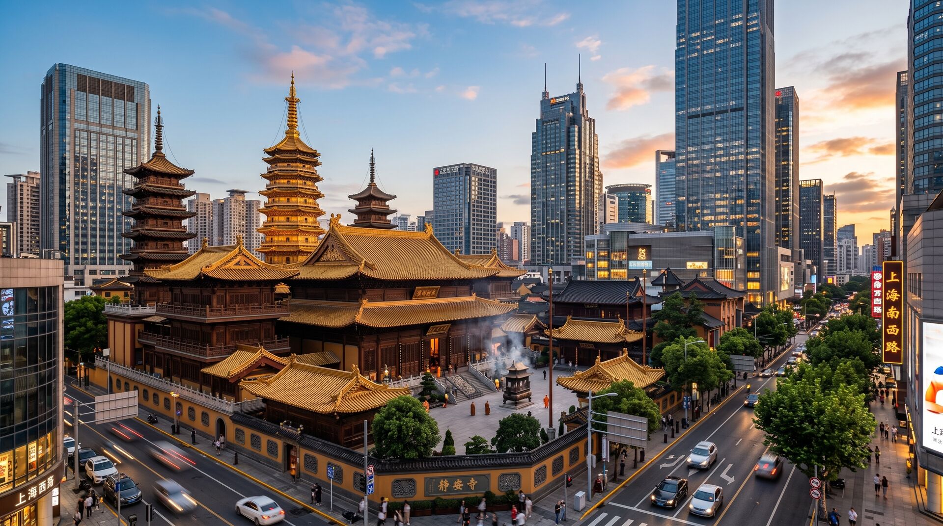Jing'an e Xintiandi: Il Fascino dei Contrasti tra Sacro, Shikumen e Lusso Contemporaneo