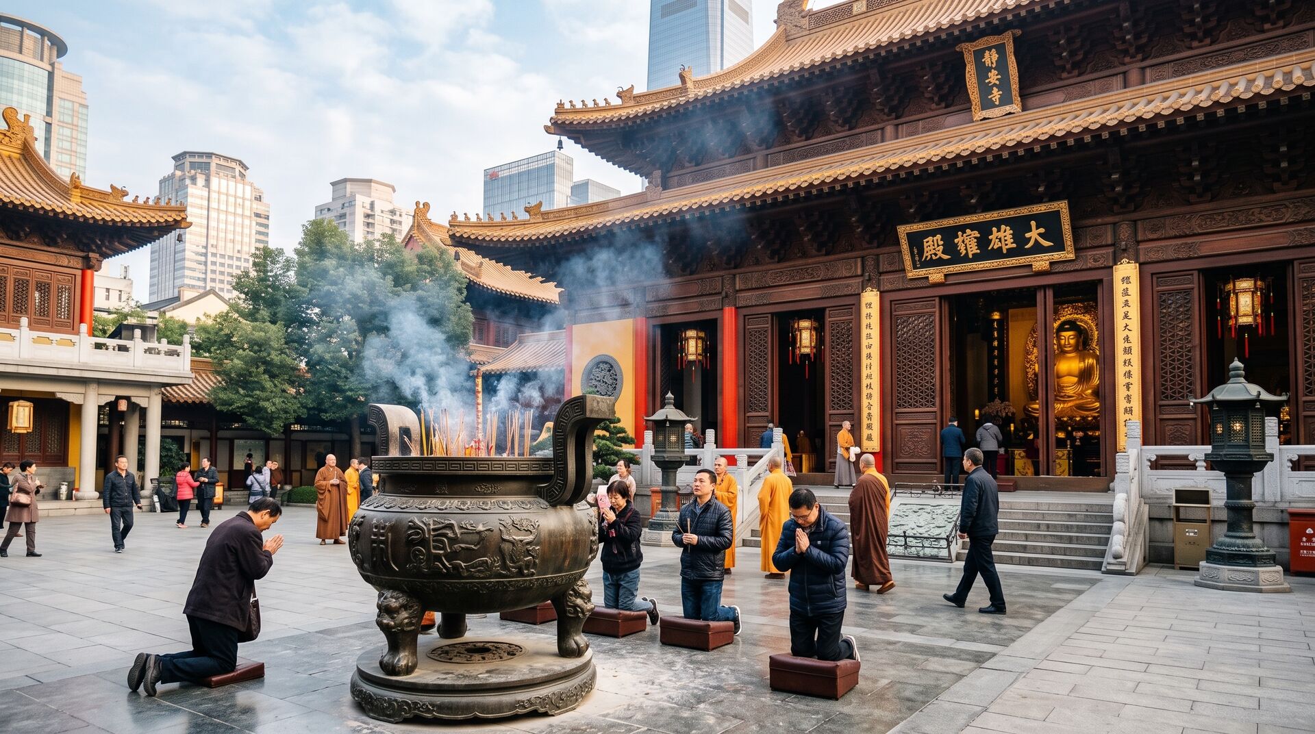 Jing'an e Xintiandi: Il Fascino dei Contrasti tra Sacro, Shikumen e Lusso Contemporaneo