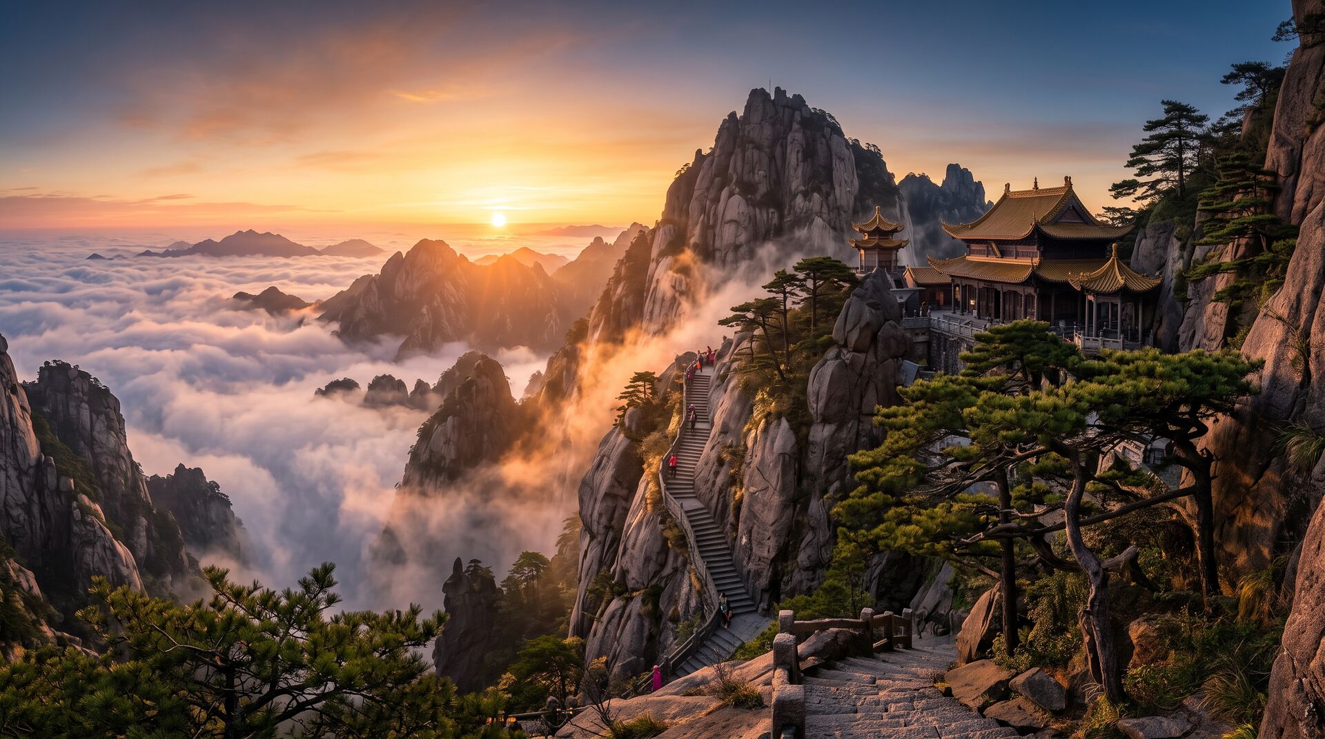 Montagne Sacre della Cina: Pellegrinaggi tra Taoismo, Buddhismo e Natura