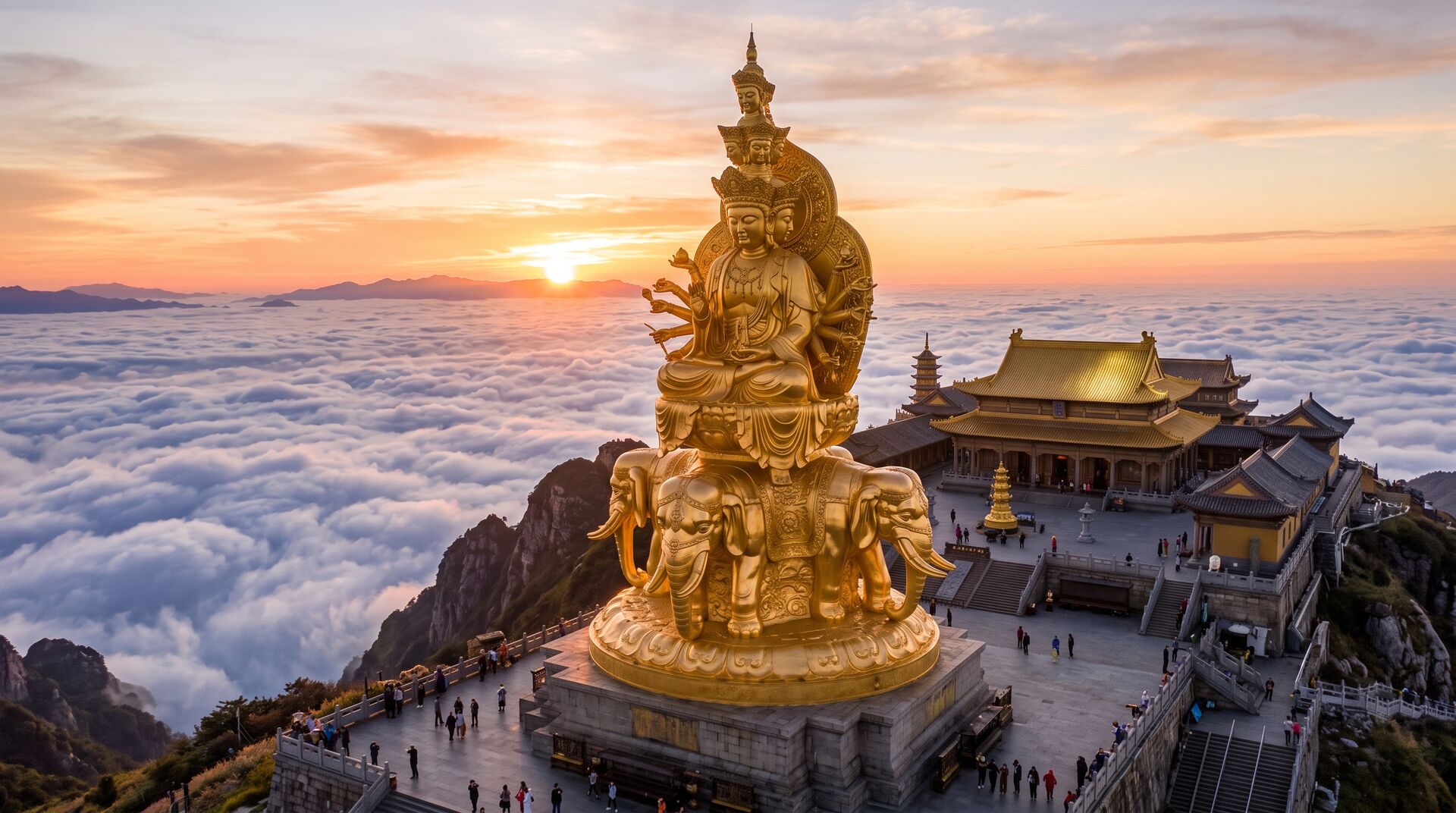 Monte Emei: Il Santuario del Buddha Samantabhadra e il Summit Dorato