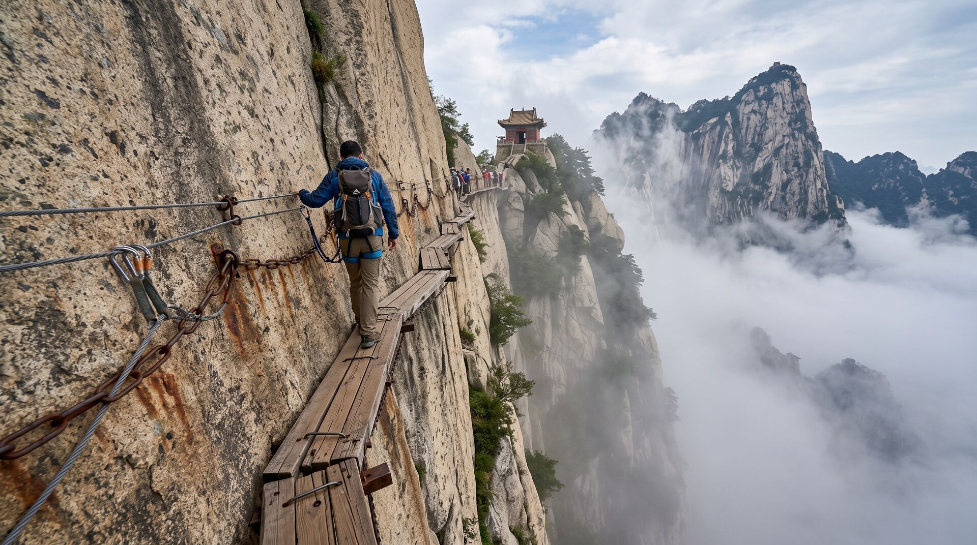 Monte Hua: Pareti di Granito Verticali e il Sentiero sulle Assi più Pericoloso del Mondo