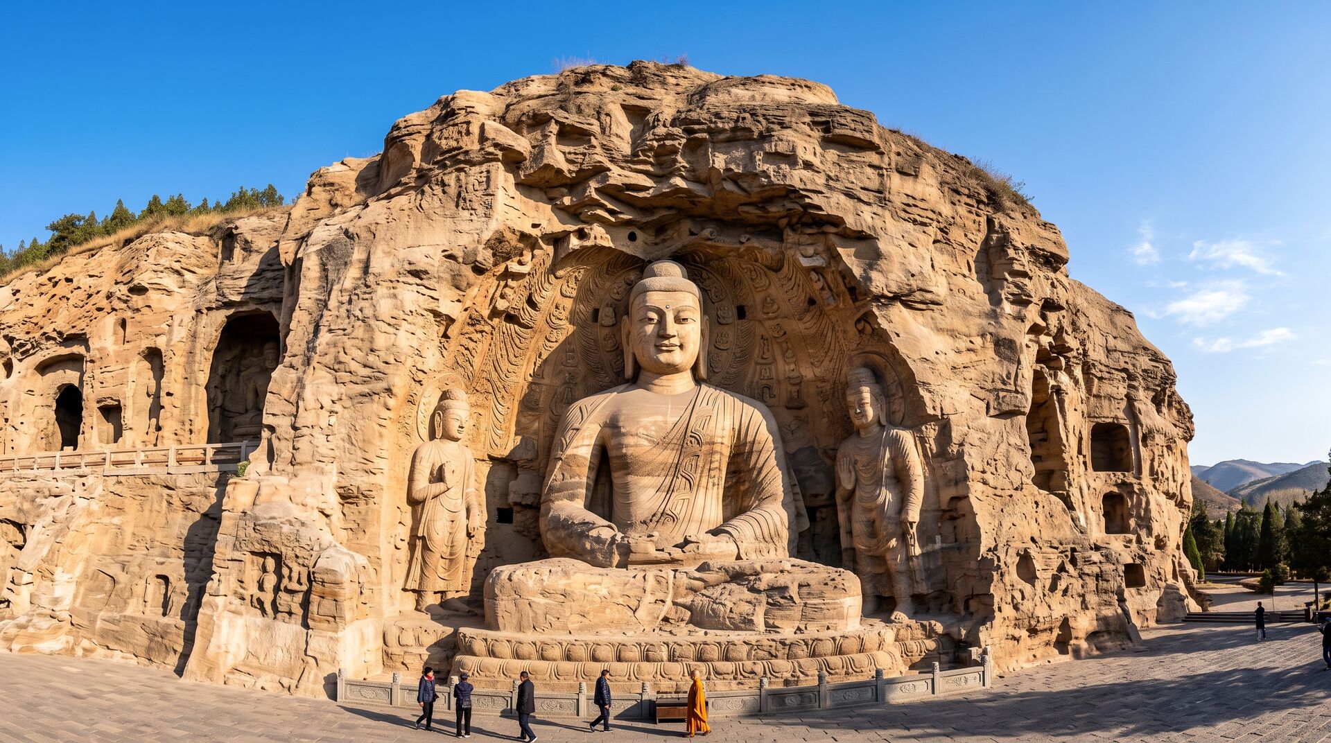 Le Grotte di Yungang a Datong: Il Trionfo dell'Arte Rupestre della Dinastia Wei Settentrionale